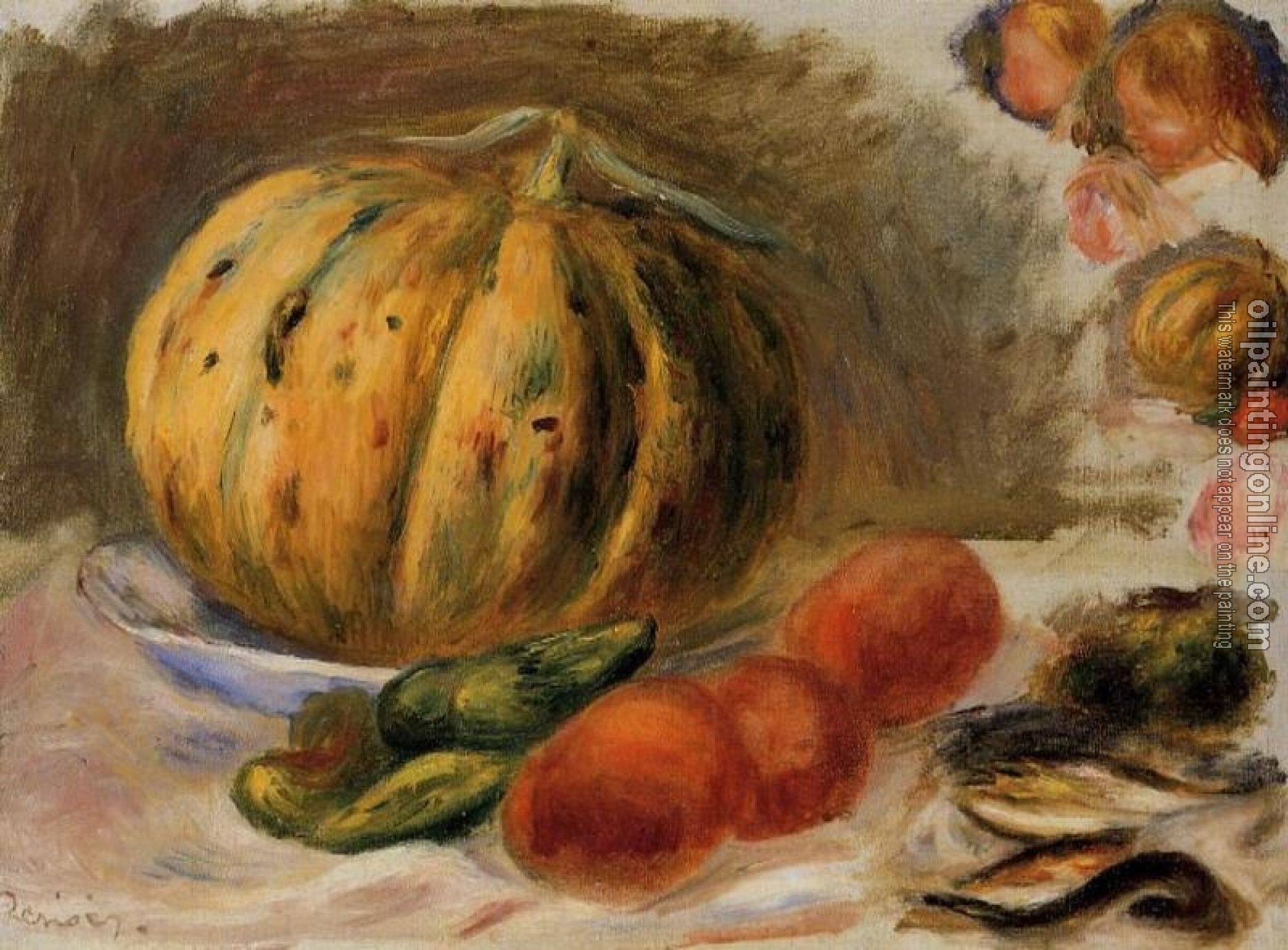 Renoir, Pierre Auguste - Melon and Tomatos